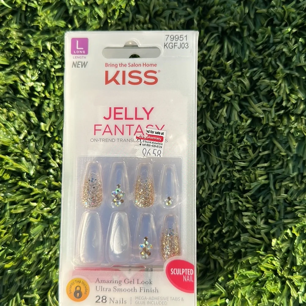 Kiss Nails Bundle, Kiss Premium Classy Nails XL, Kiss Jelly Fantasy size L